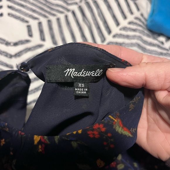 Madewell Fluttery Sleeve Floral Top XS - Picture 2 of 2